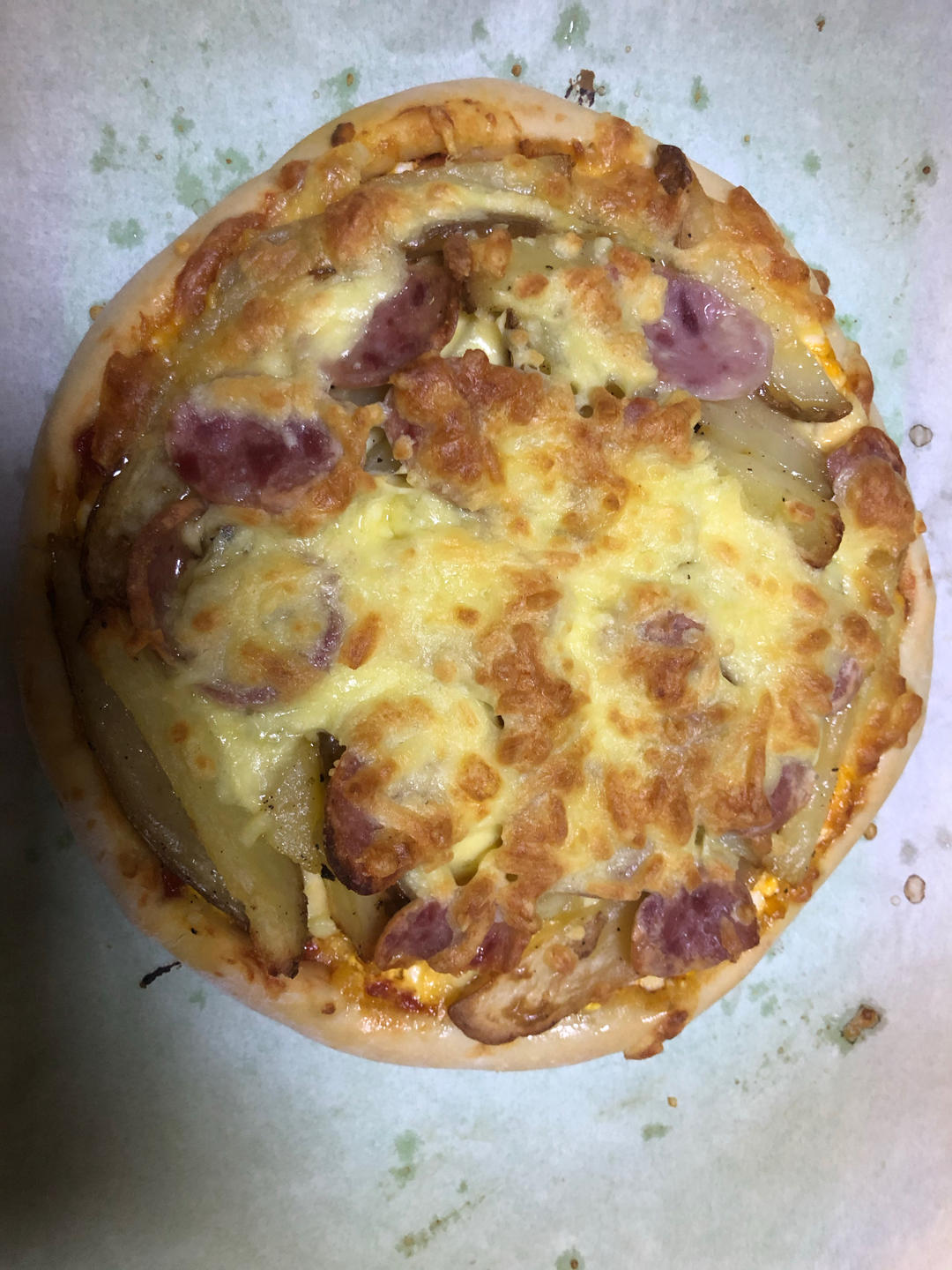 完美复刻达美乐！【土豆披萨】这么做口感太绝了！