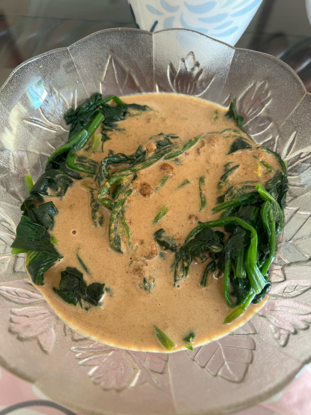 老少都爱吃的麻酱拌菠菜