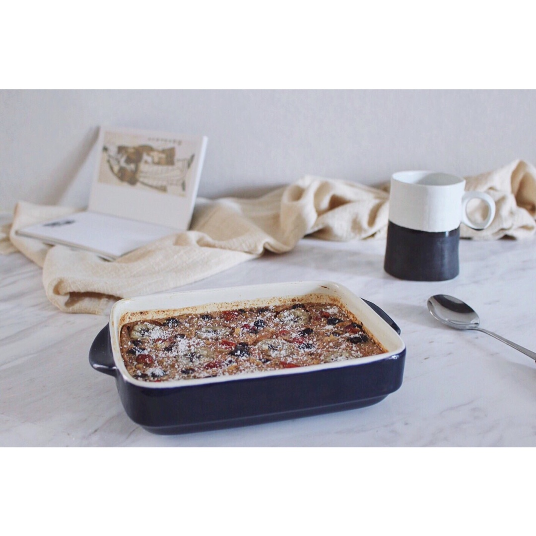 Baked Oatmeal Breakfast 早餐烤燕麦
