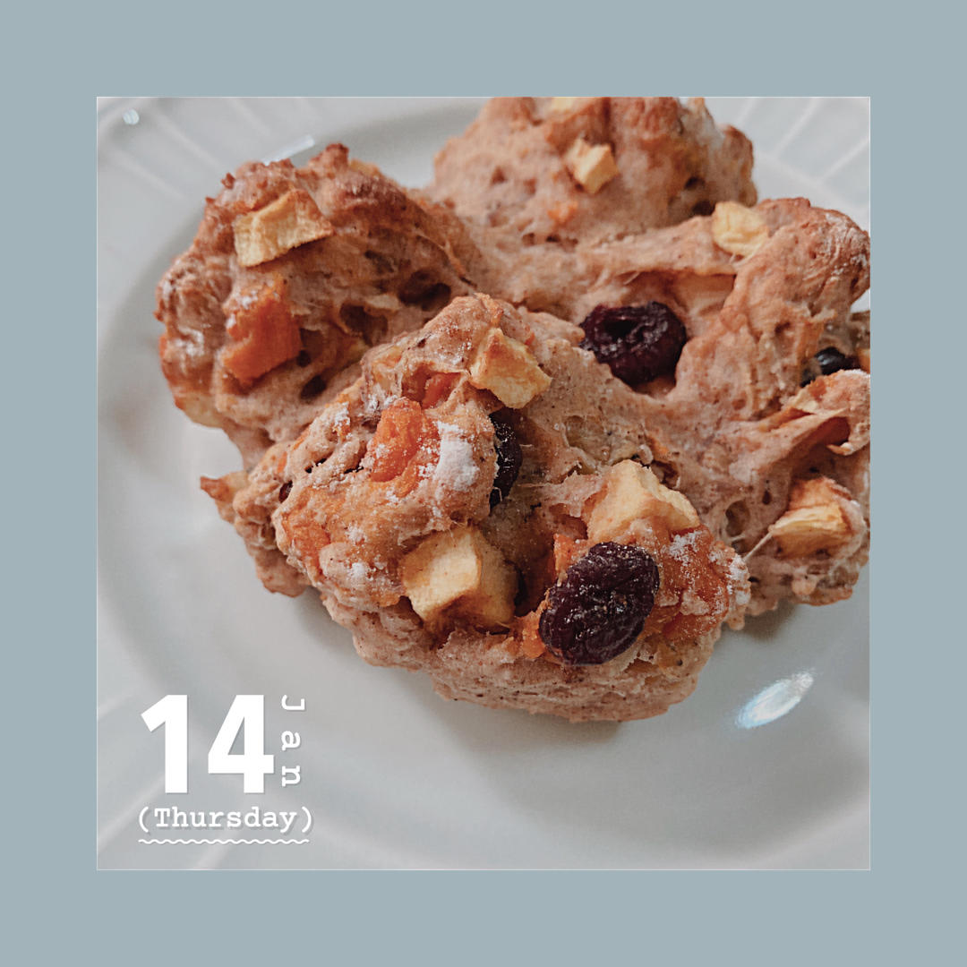 一款不用揉面的美容丹波面包