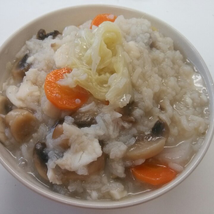 香菇鱼片粥