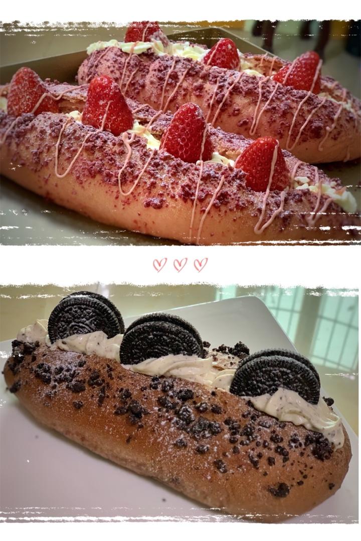草莓🍓奥利奥魔法棒面包