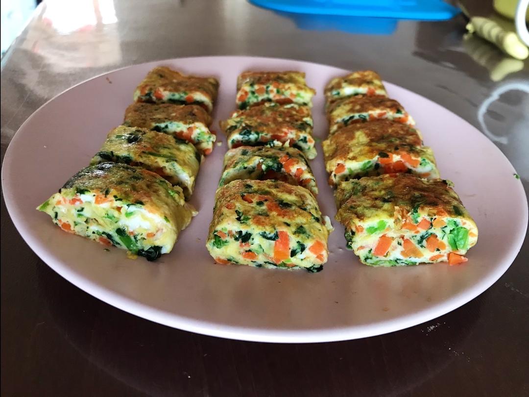 【低脂减肥】菠菜蛋卷