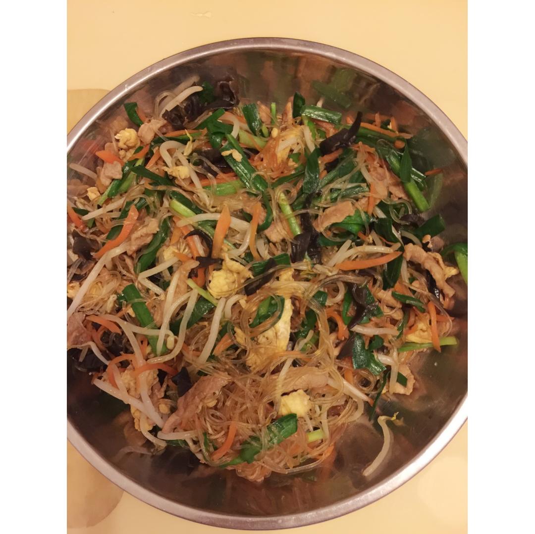 酒店版炒合菜