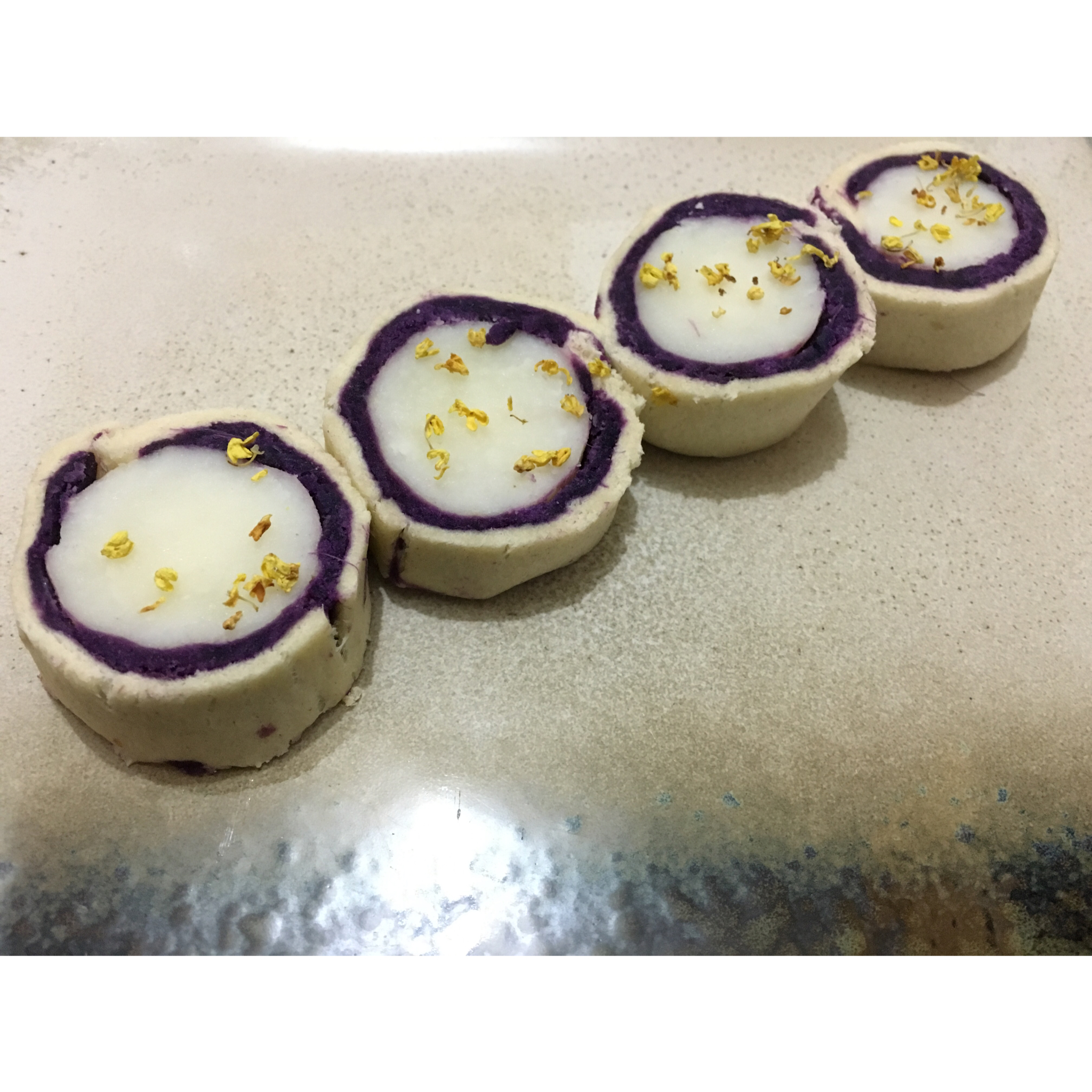 紫薯山药卷