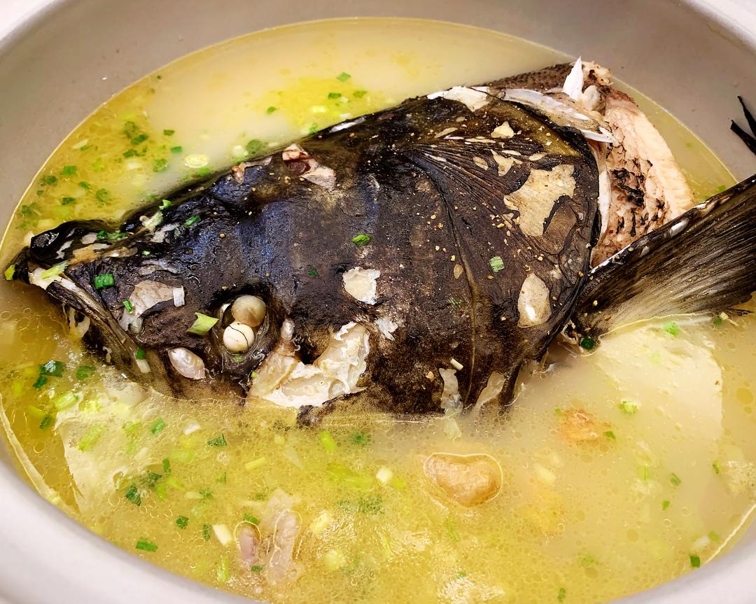 雨水 多食甘味 天目湖鱼头汤 奶白汤的做法