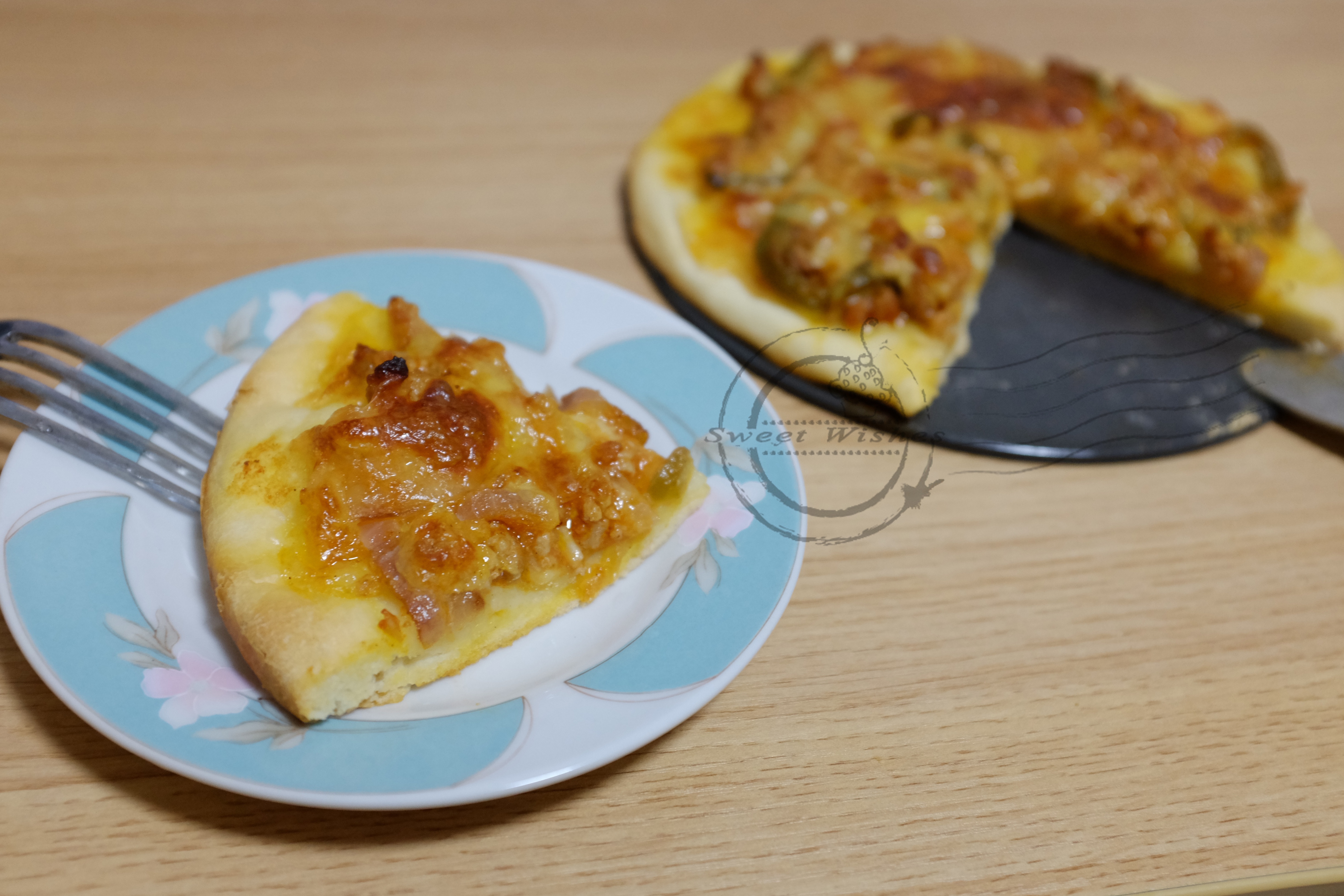 原香烧烤鸡肉比萨