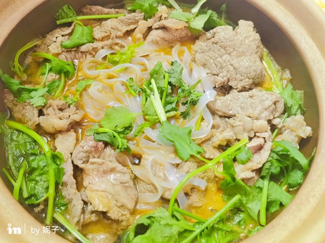 沙茶牛肉粉丝煲