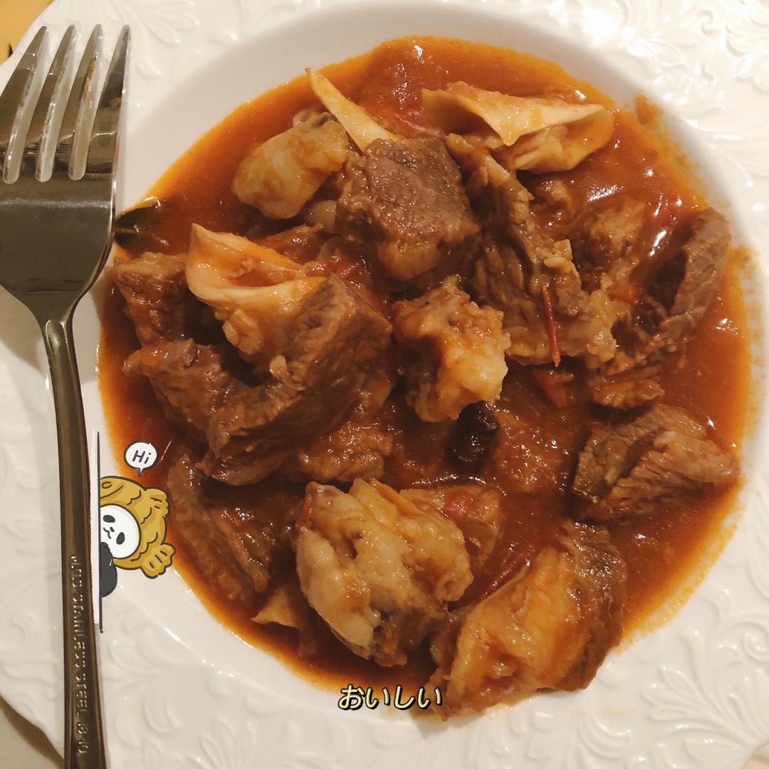 超省心超nùn的西红柿牛腩！（适合上班族的盆友们！