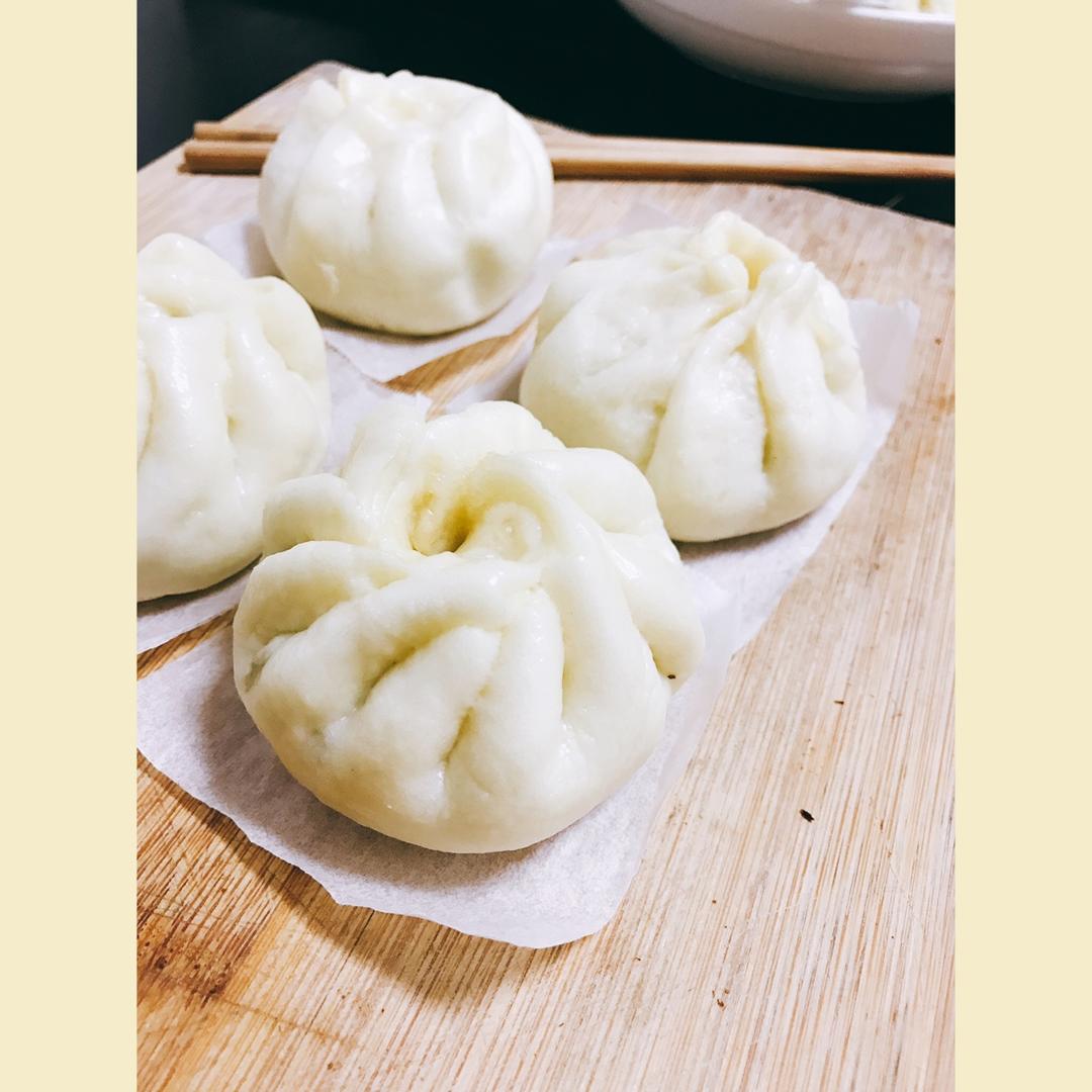 节省一半时间的大包子（另付翠绿菜包子，肉包子，腹黑包子食谱）