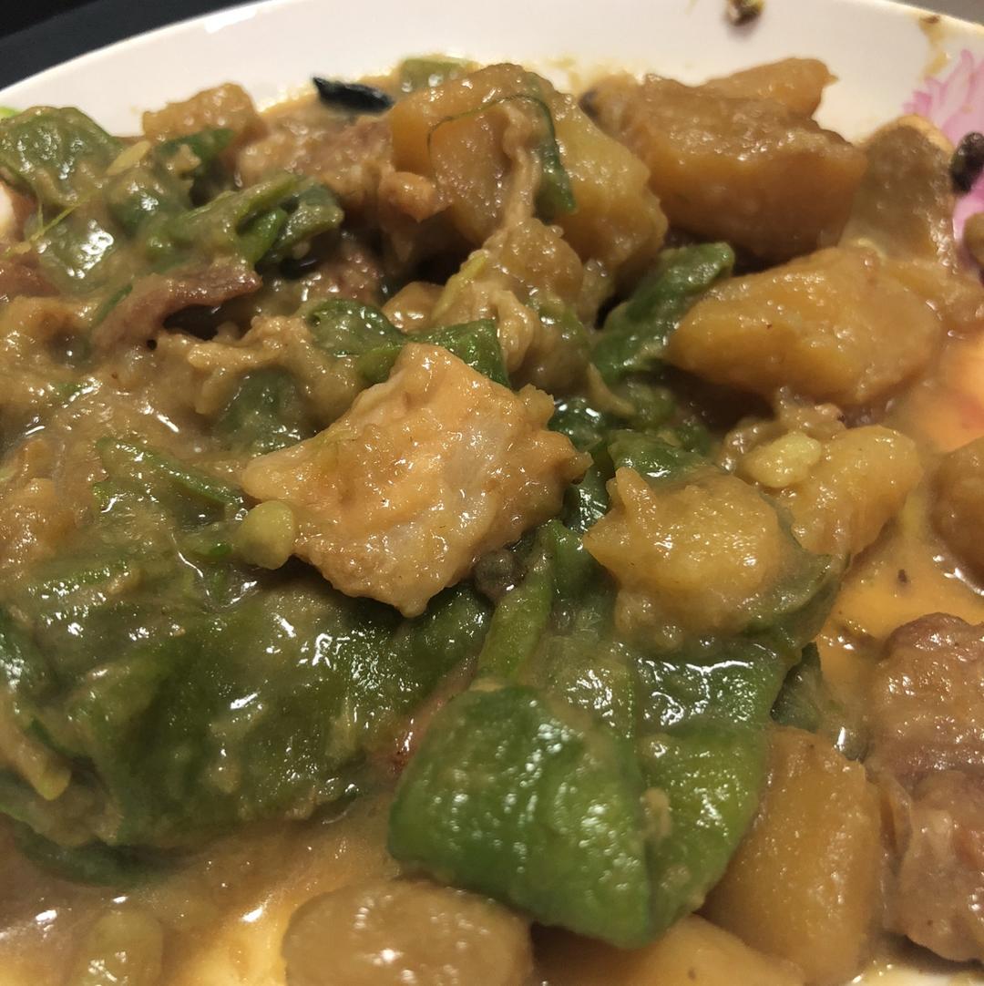 五花肉炖东北油豆角-附豆角软糯秘诀
