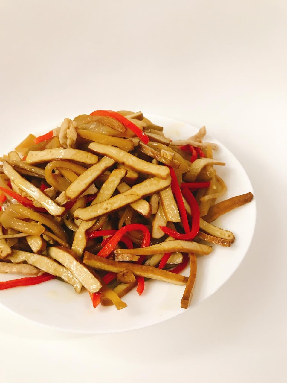 大头菜炒肉丝