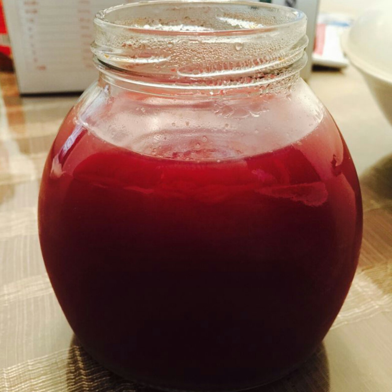 萍菓五做的玫瑰花露