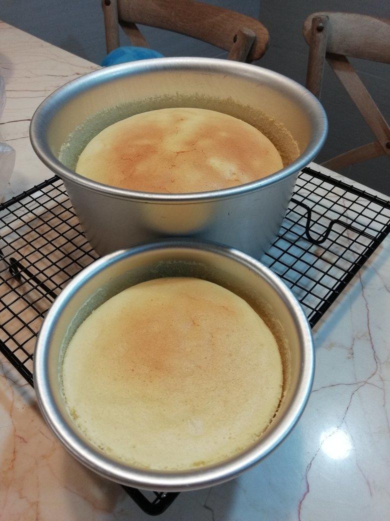 6寸轻芝士蛋糕(乳酪戚风蛋糕)