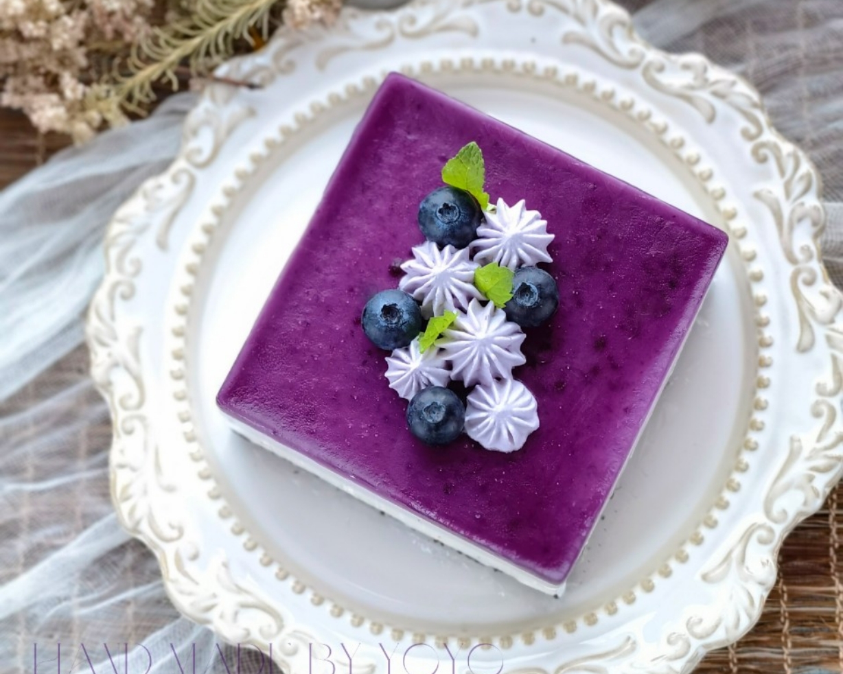 超级美腻的蓝莓双色慕斯的做法