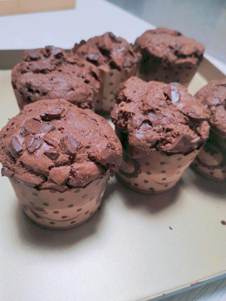 完美复刻星巴克蘑菇头巧克力玛芬蛋糕