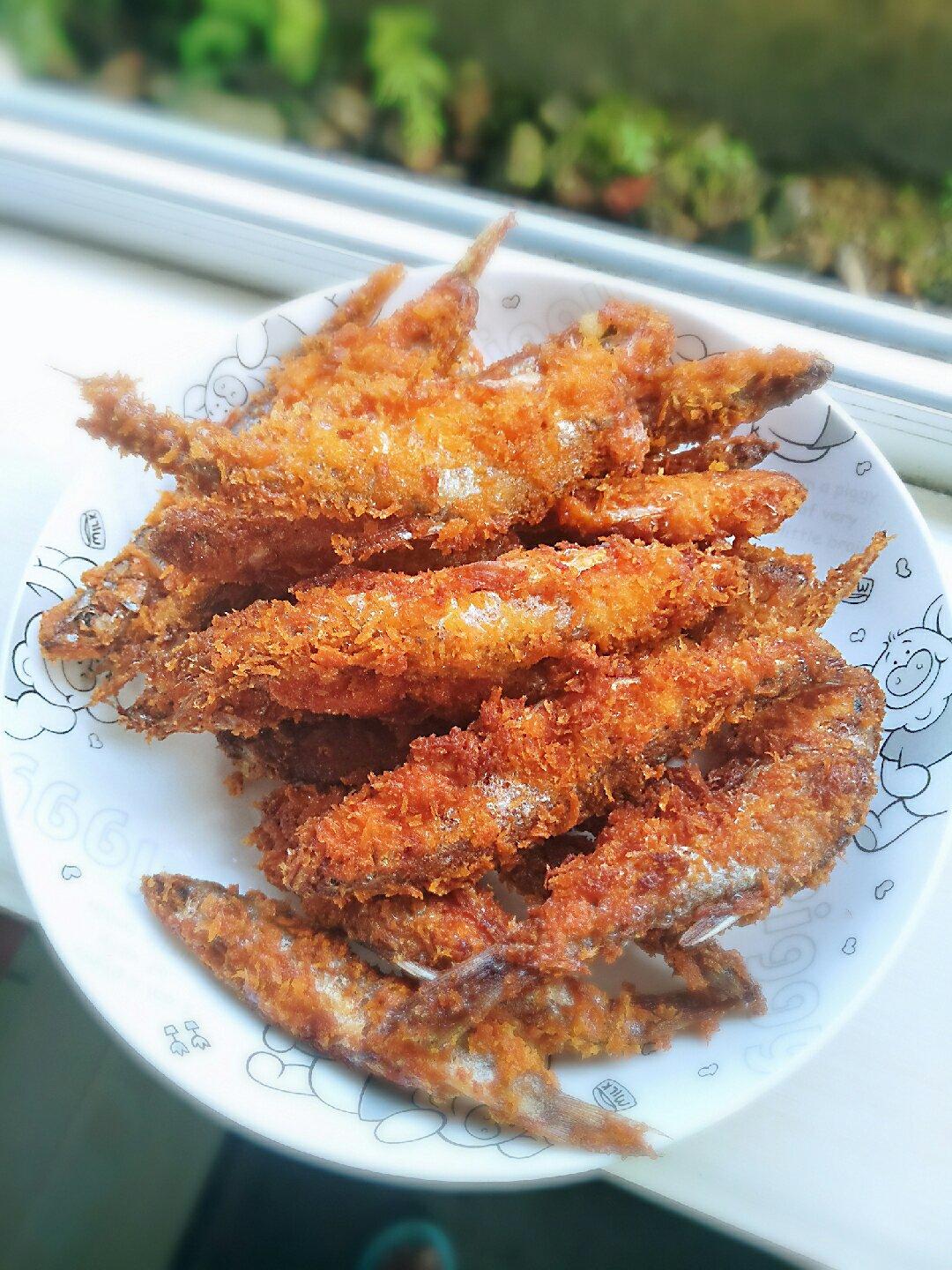 英贝乐做的香酥炸小鱼