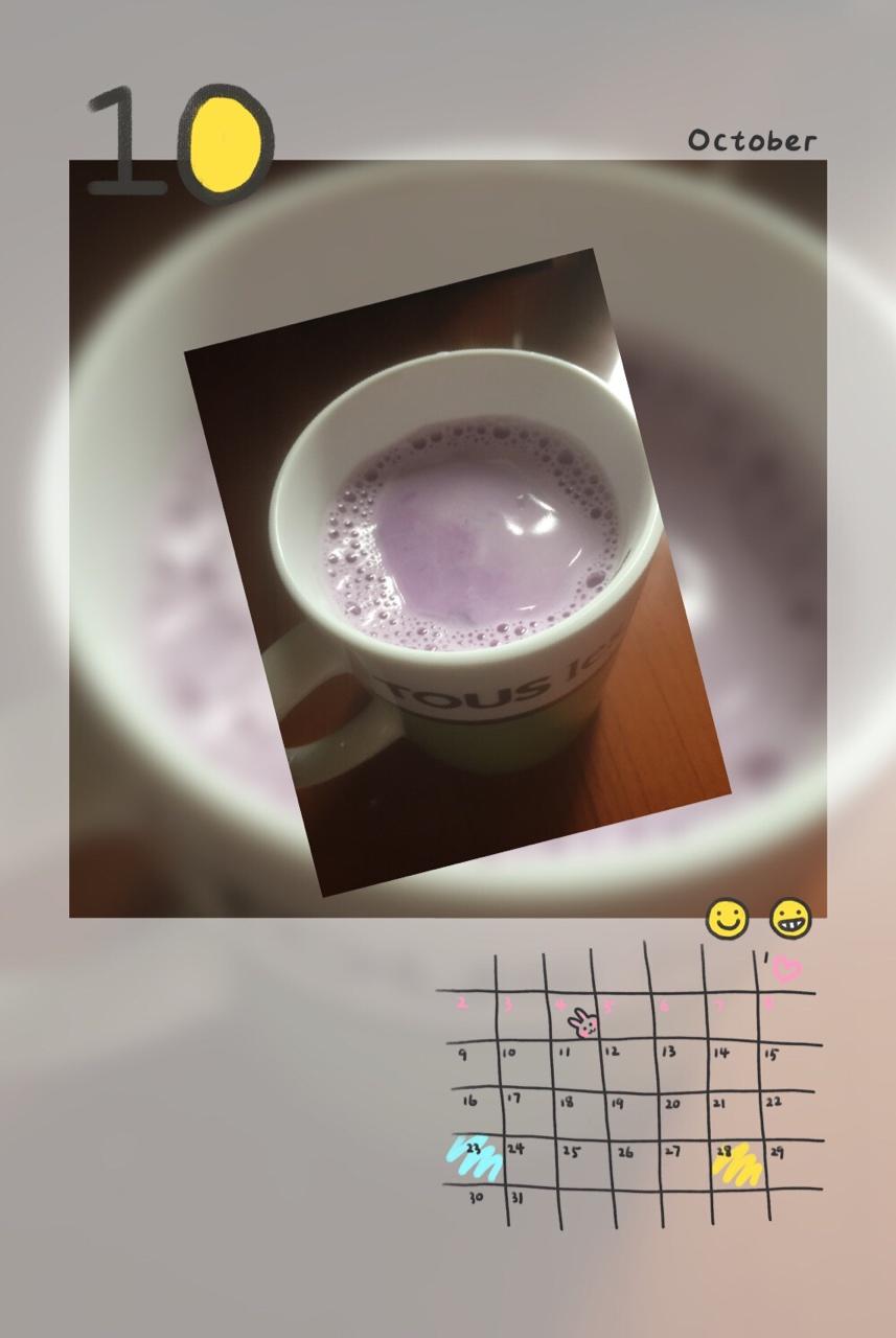 紫薯牛奶