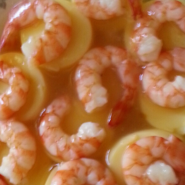 日本豆腐蒸虾仁