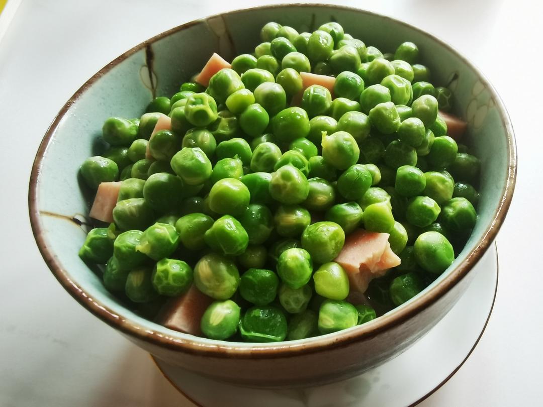下饭菜❤️午餐肉炒豌豆