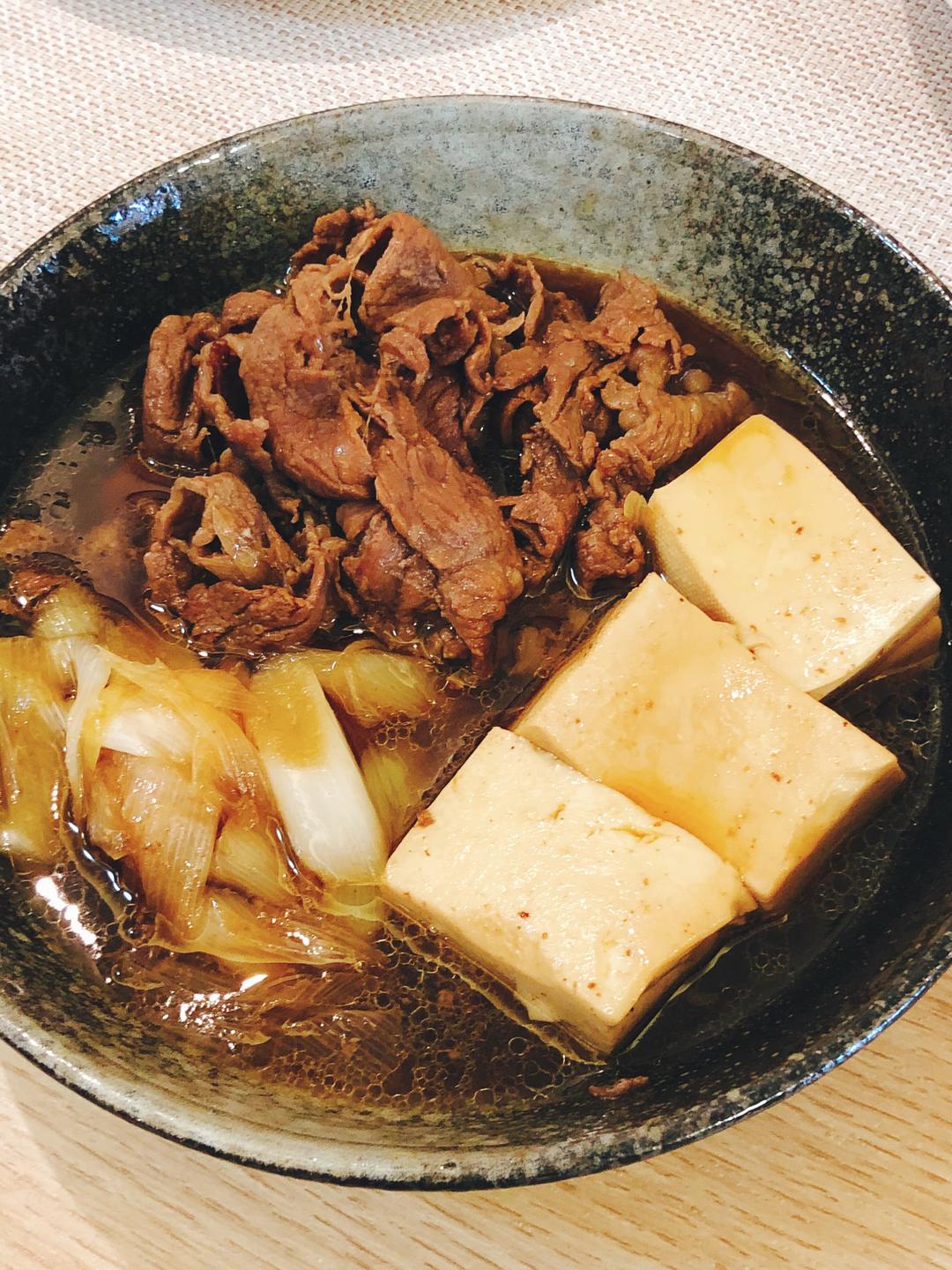 再加热更美味，简单好做的日式牛肉炖豆腐