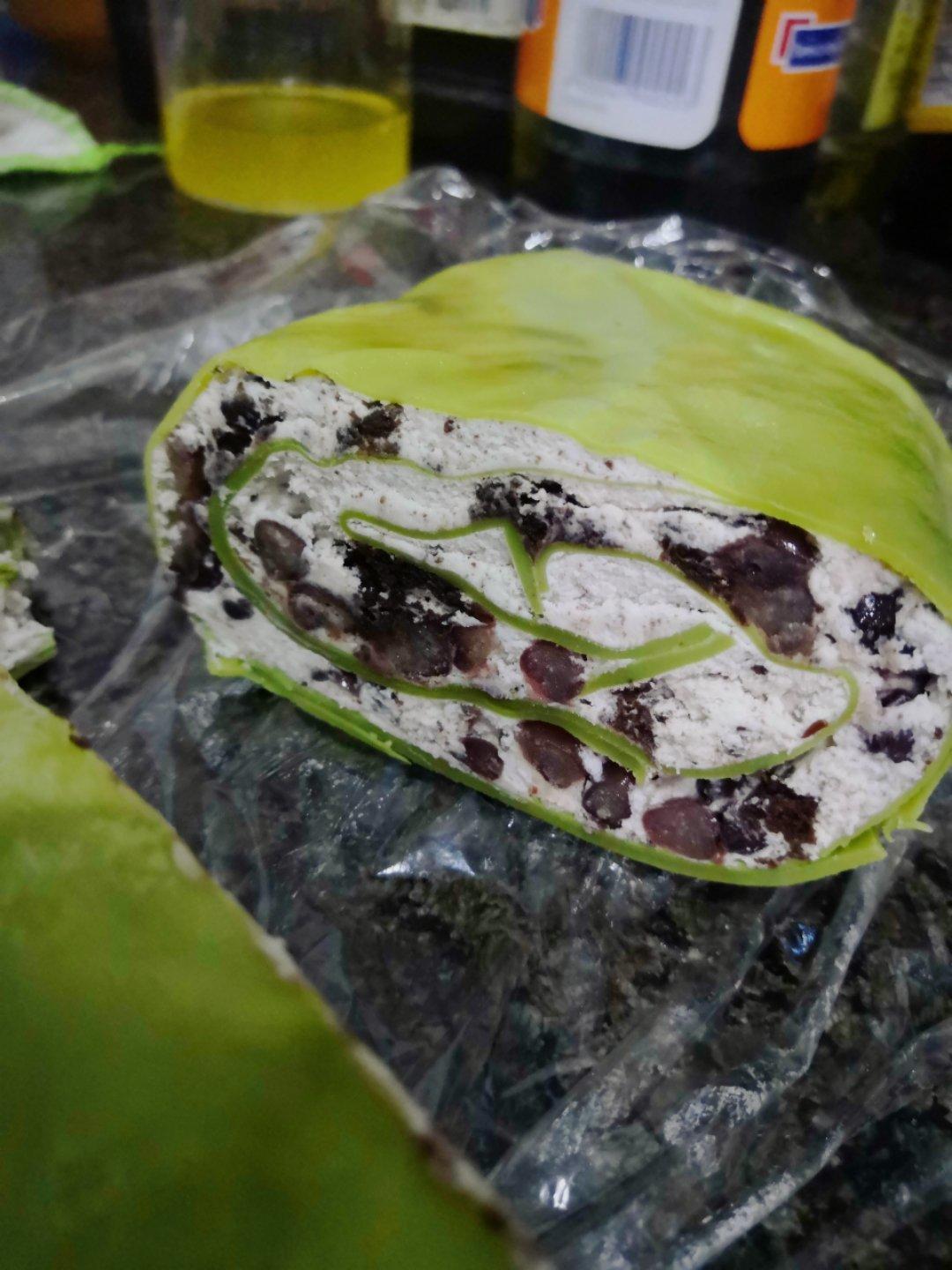 抹茶毛巾卷