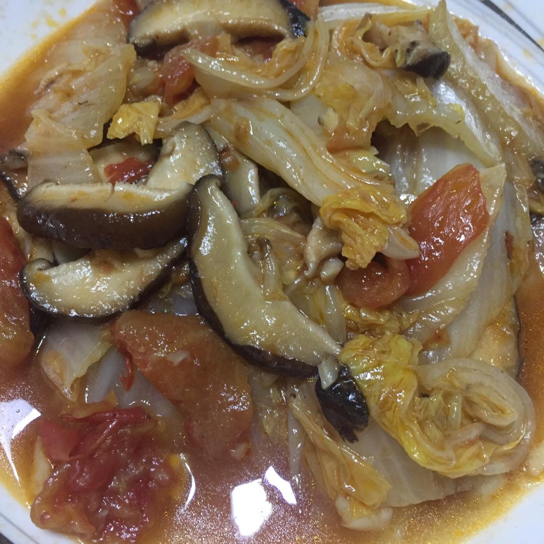 大白菜炖番茄
