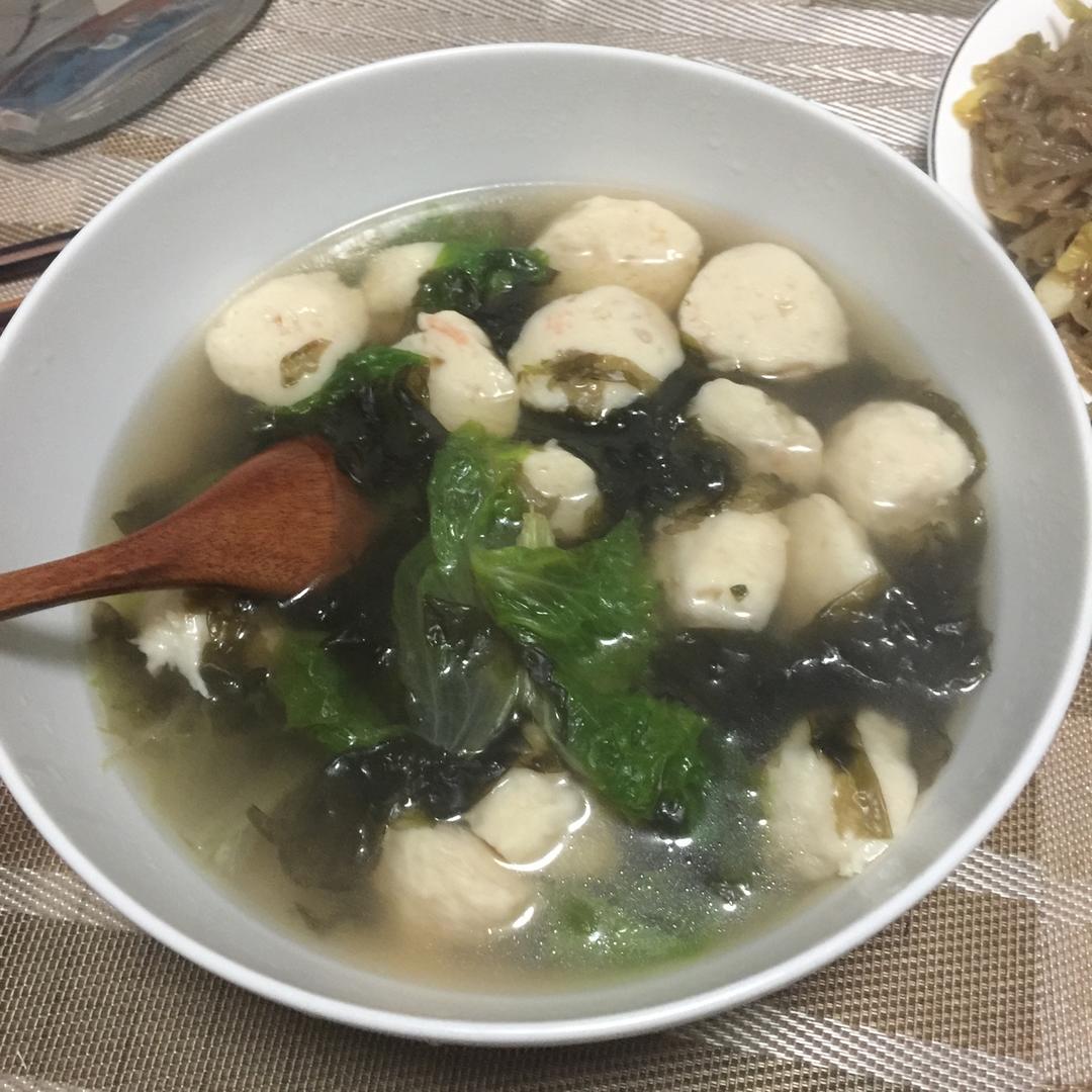 紫菜鱼丸汤