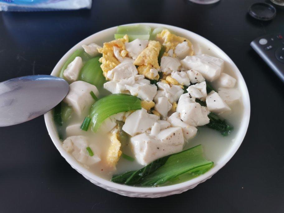 白菜豆腐汤