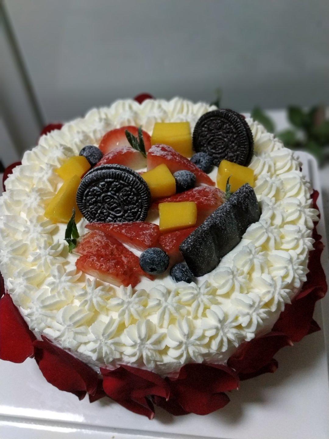 圣诞雪人奶香戚风