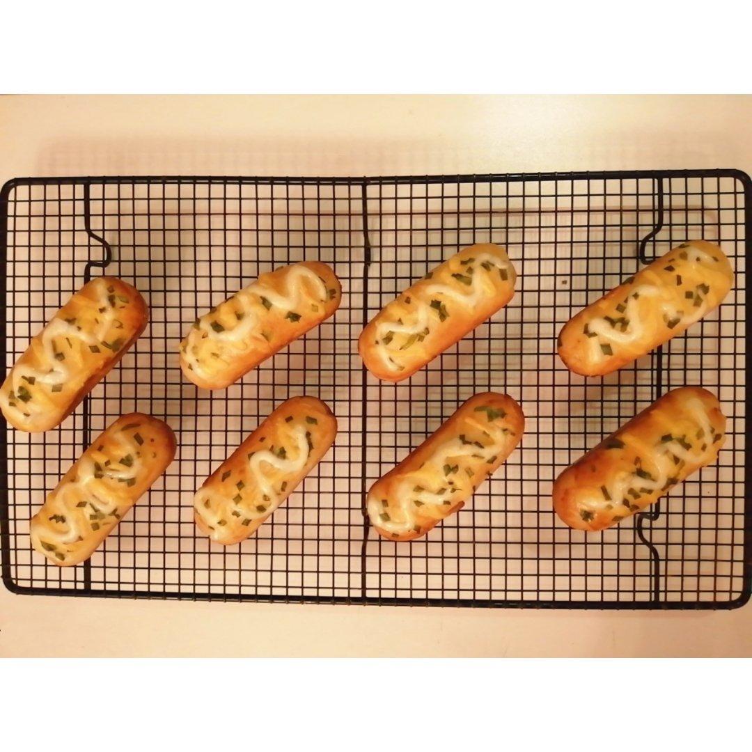 香葱芝士肉松面包