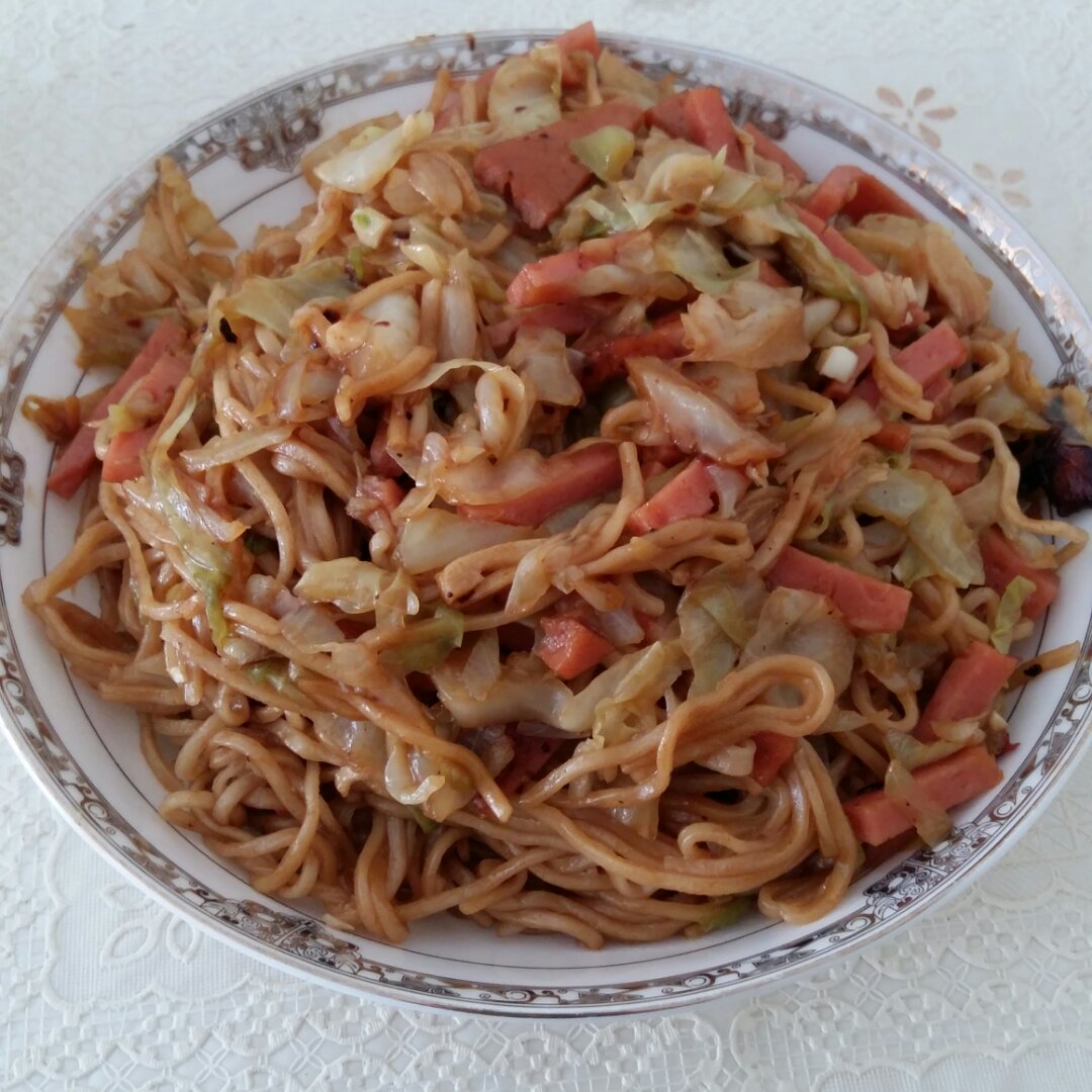 白菜焖面