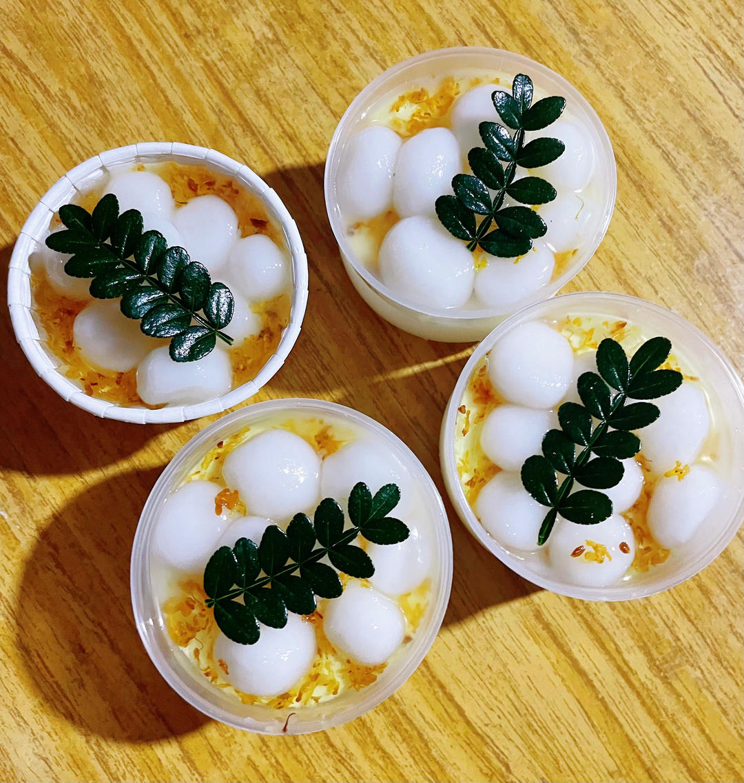 免烤箱❗️冰冰凉凉的桂花椰奶冻真的爱了