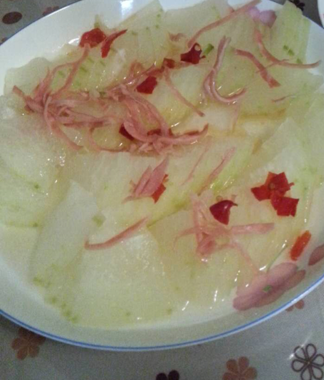 肉末蒸冬瓜