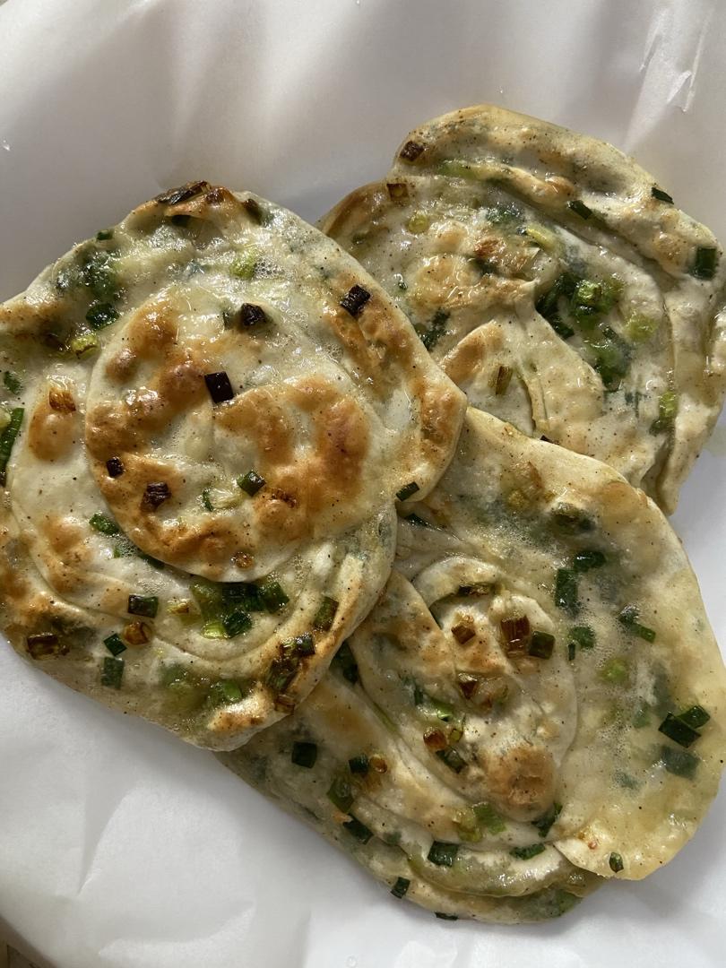 饺子皮葱油饼