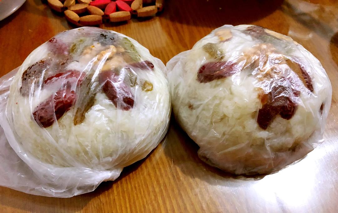 【猪油夹沙八宝饭】古法蒸糯米