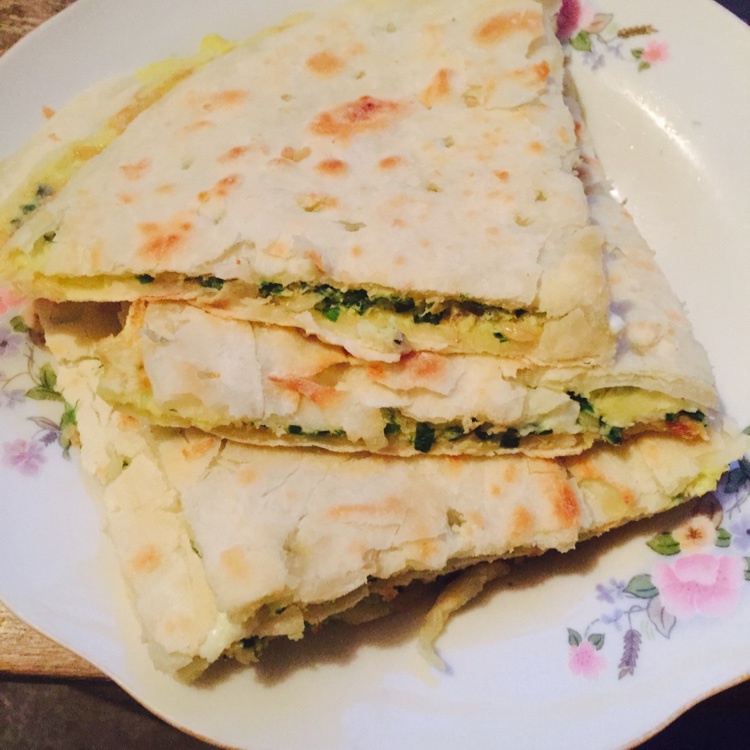 家常韭菜鸡蛋饼