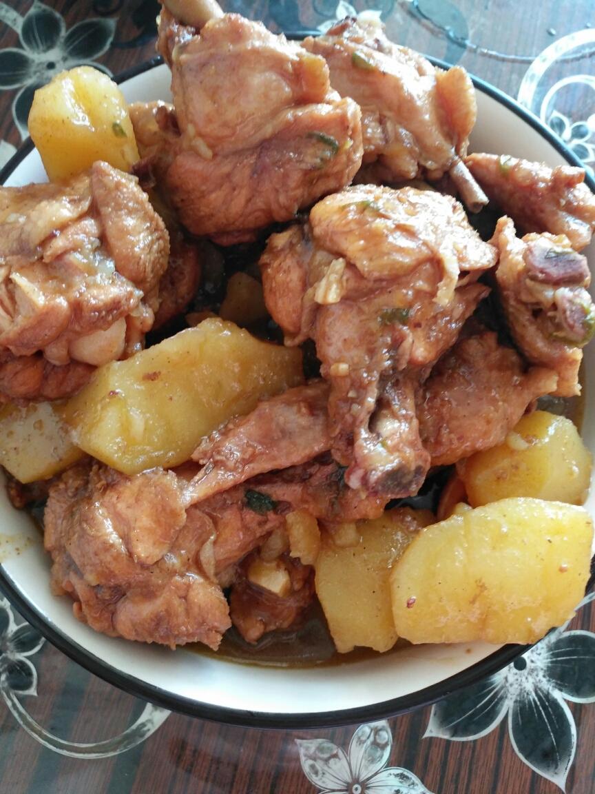 鸡肉炖土豆（东北家常菜）的做法