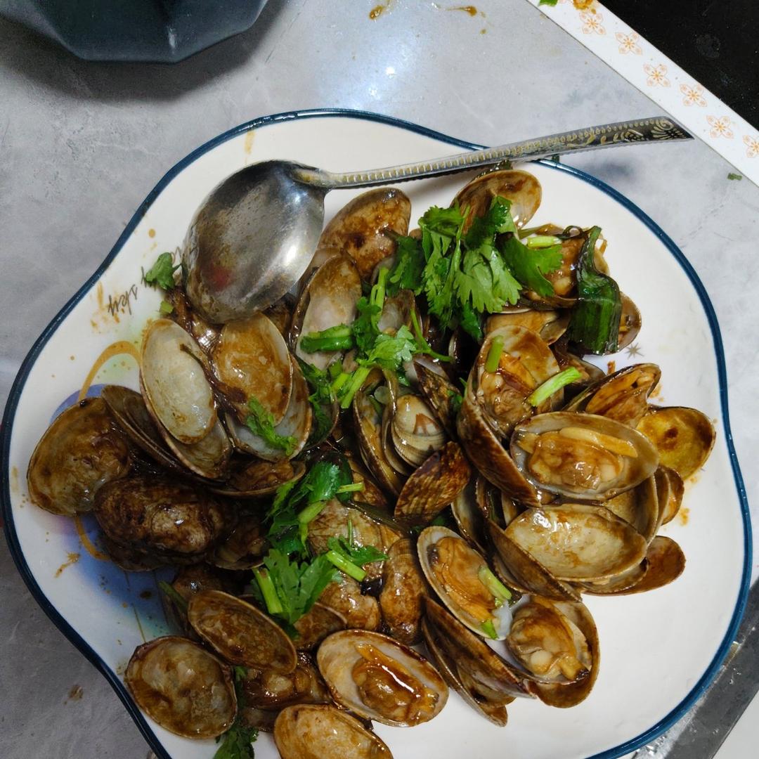 爆炒花甲（保留鲜味，不焯水的做法）