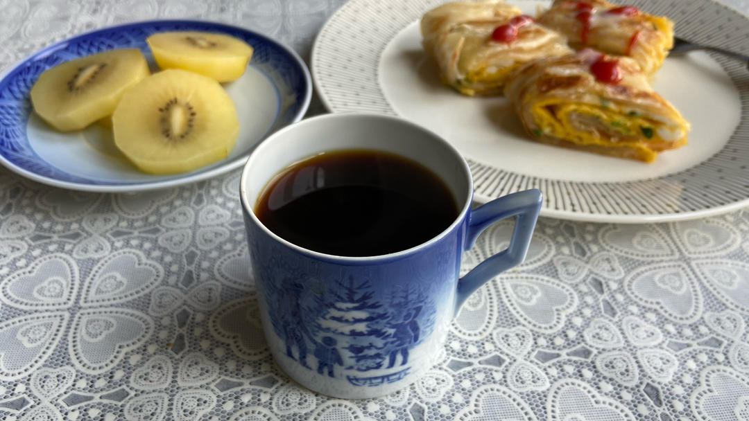 酥皮鸡蛋饼