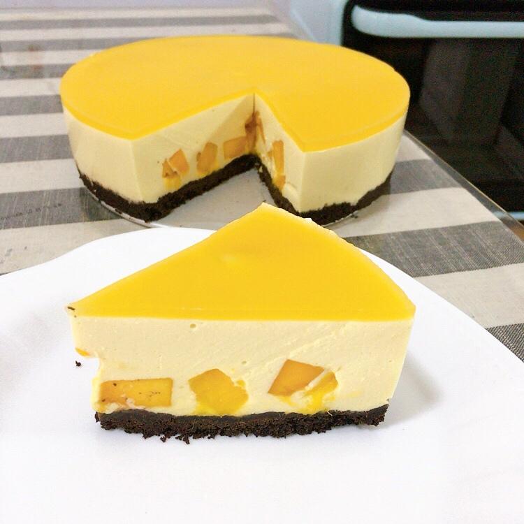不用烤箱的芒果芝士蛋糕(详细版)