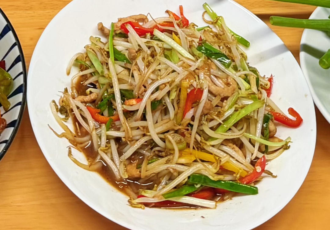 亲测好吃的炒豆芽