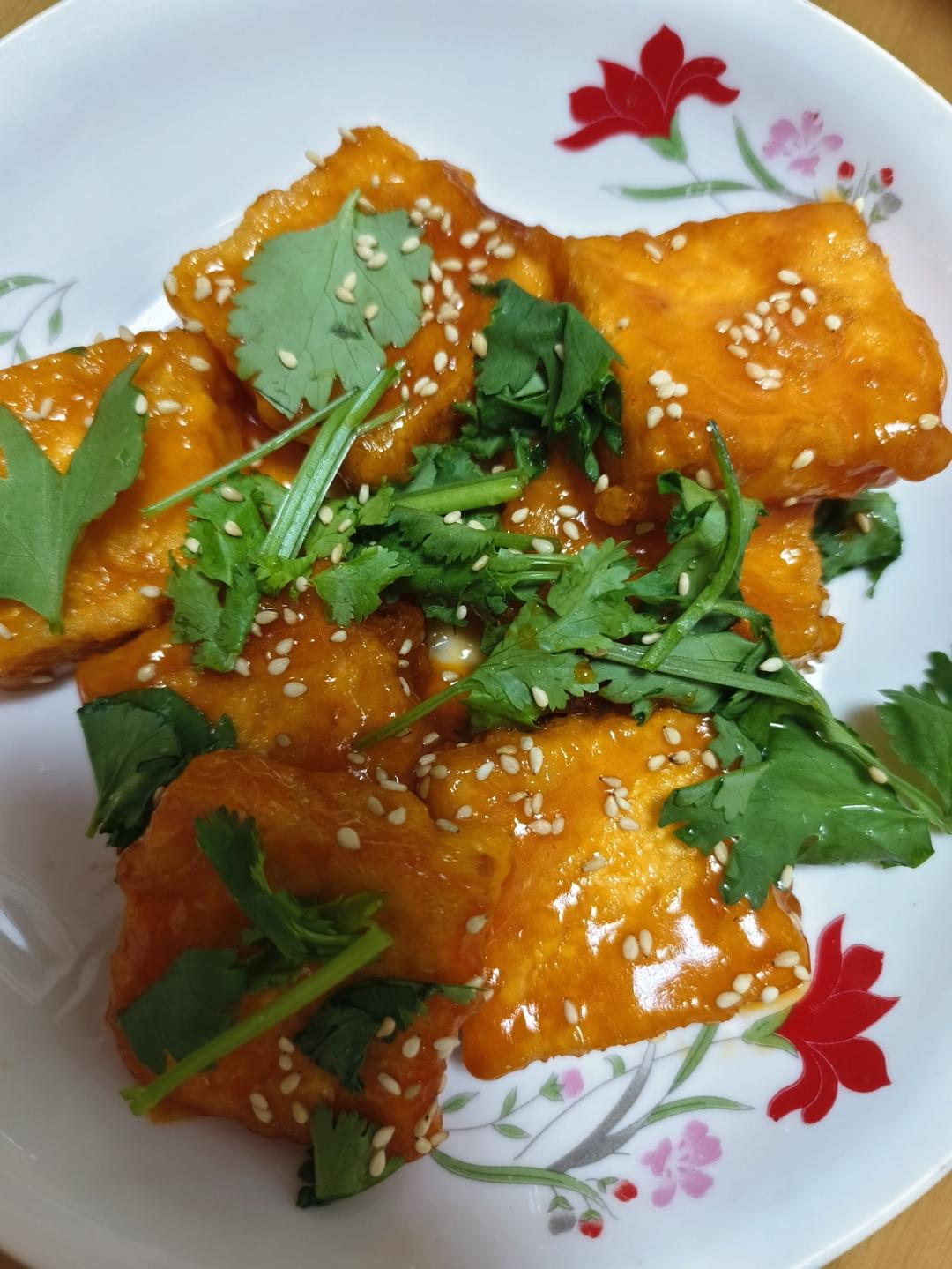 无敌好吃的香煎豆腐