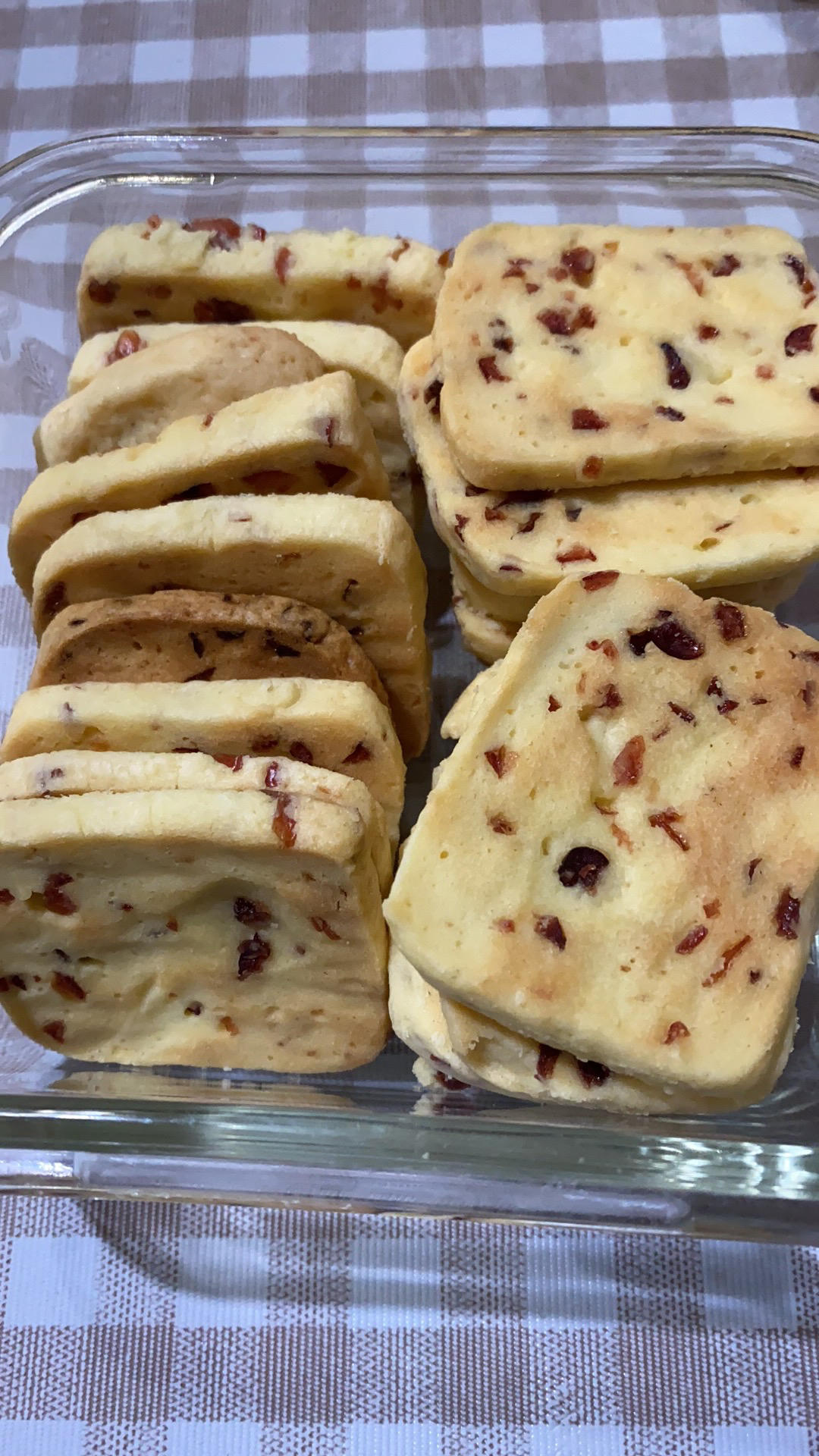 低糖少油版蔓越莓饼干