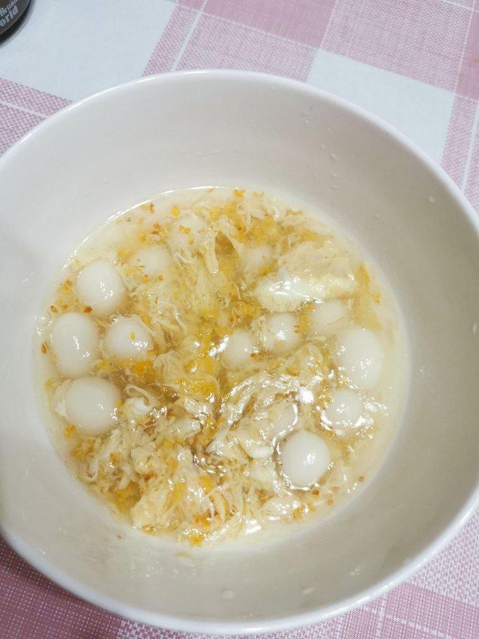 【桂花酒酿圆子】