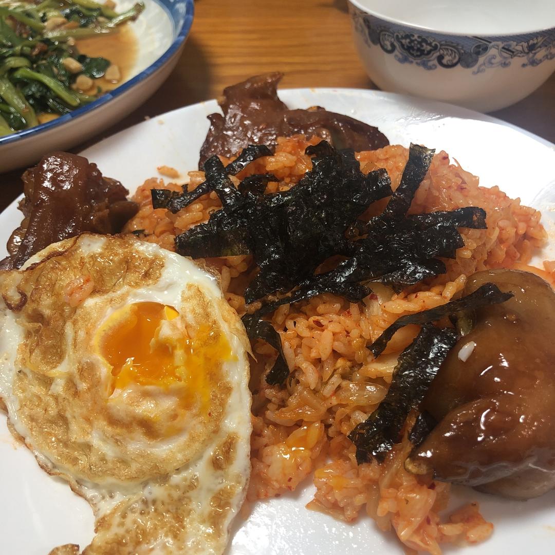 升级版辣白菜炒饭😭姜食堂同款🌟泡菜饭开出了p.o 斯密达