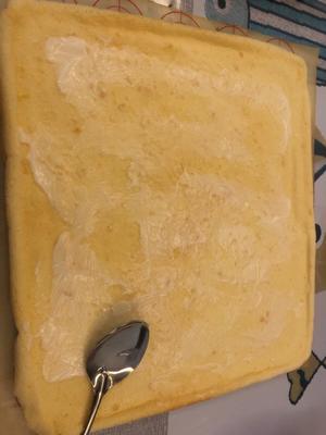 普通面粉版的肉松蛋糕卷～超好吃的烤箱食谱的做法 步骤21