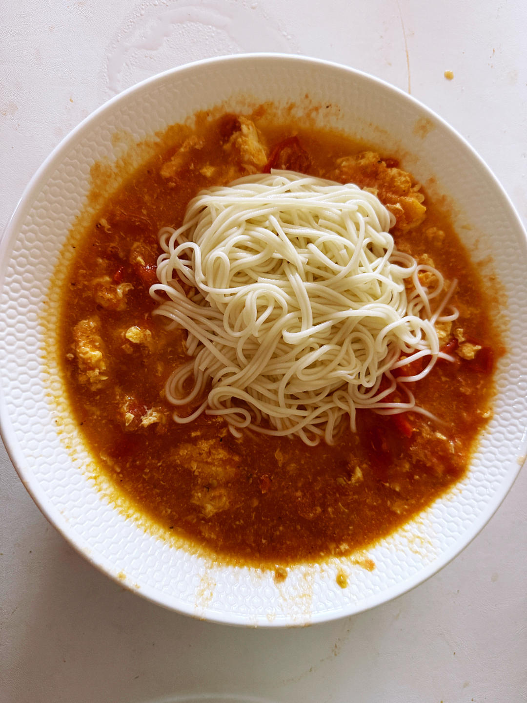 西红柿鸡蛋拌面