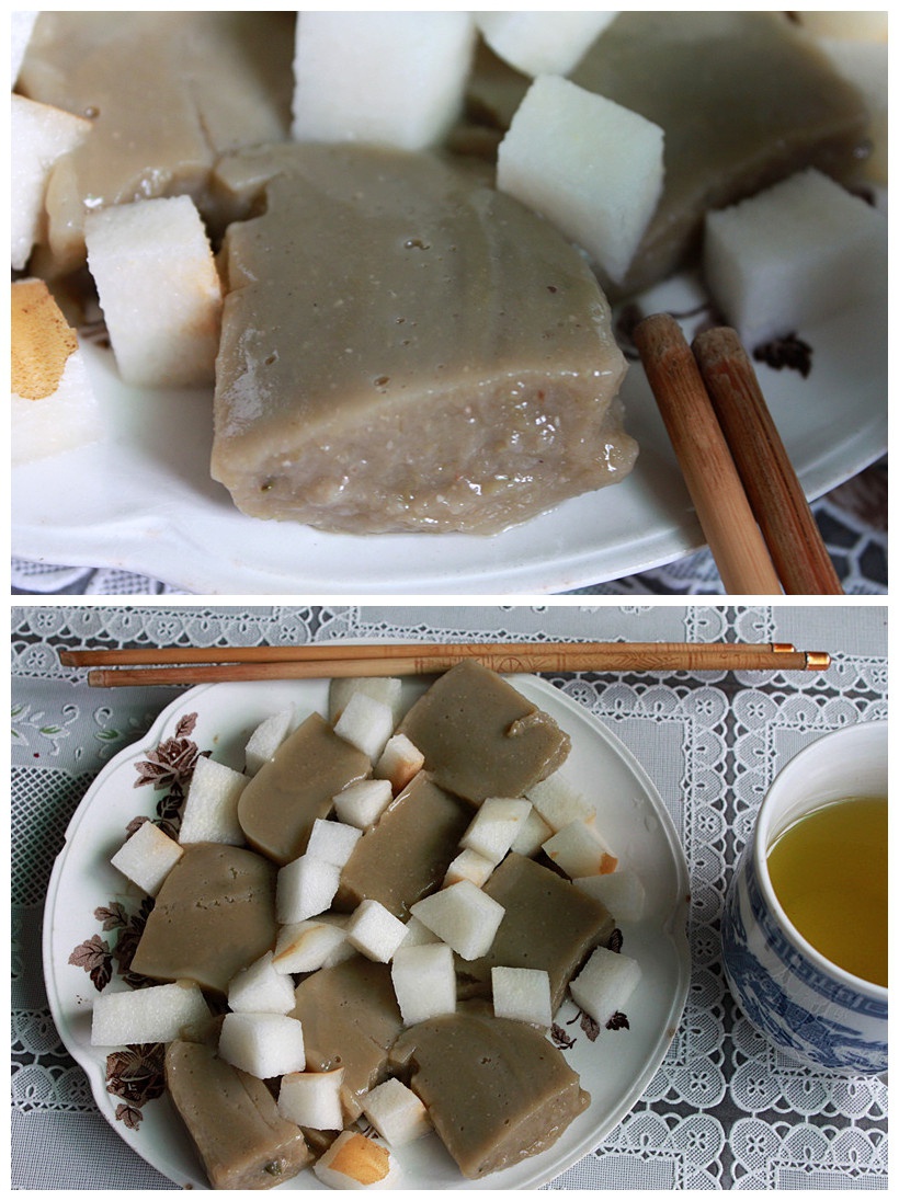 绿豆抹茶水羊羹