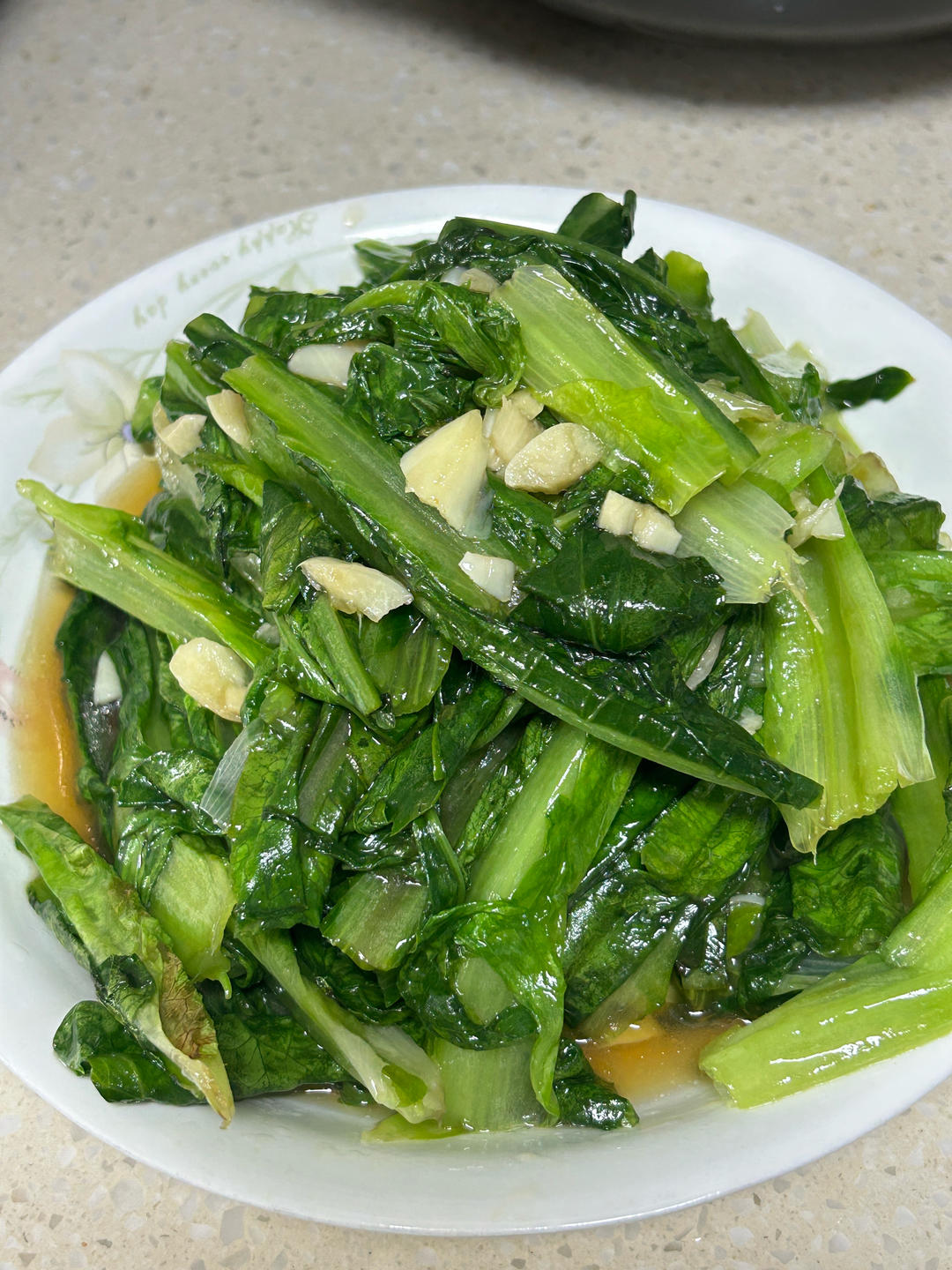 蒜蓉油麦菜（蚝油）